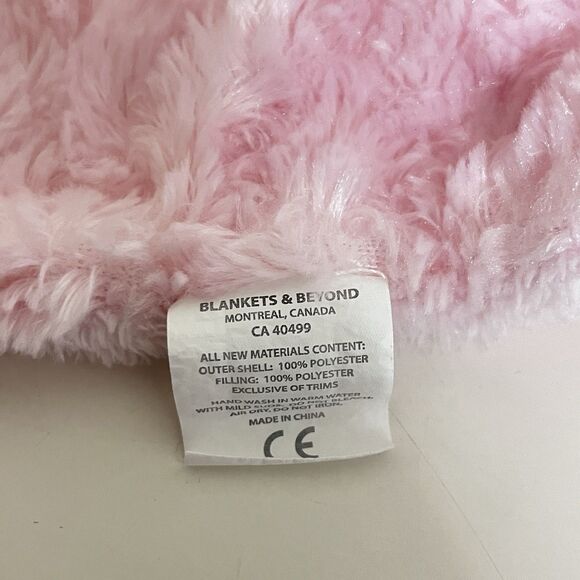 Blankets & Beyond Pink Puppy Dog Security Blanket Lovey Rosette Swirl Lovie - Picture 7 of 8